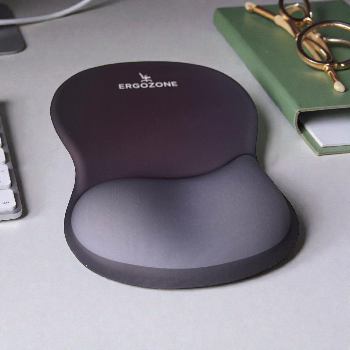 Tapis de souris ergonomique ErgoZone avec repose-poignet